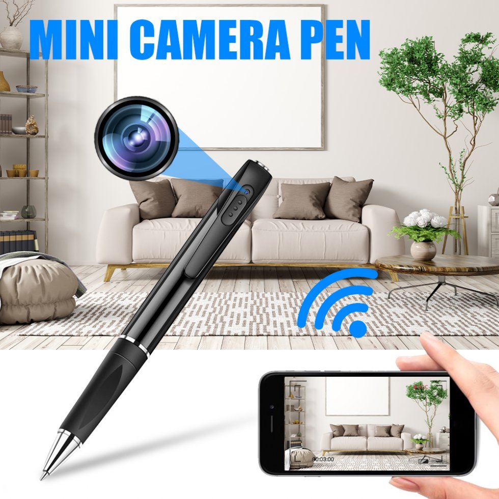 Penna per telecamera spia FULL HD WiFi (P2P)