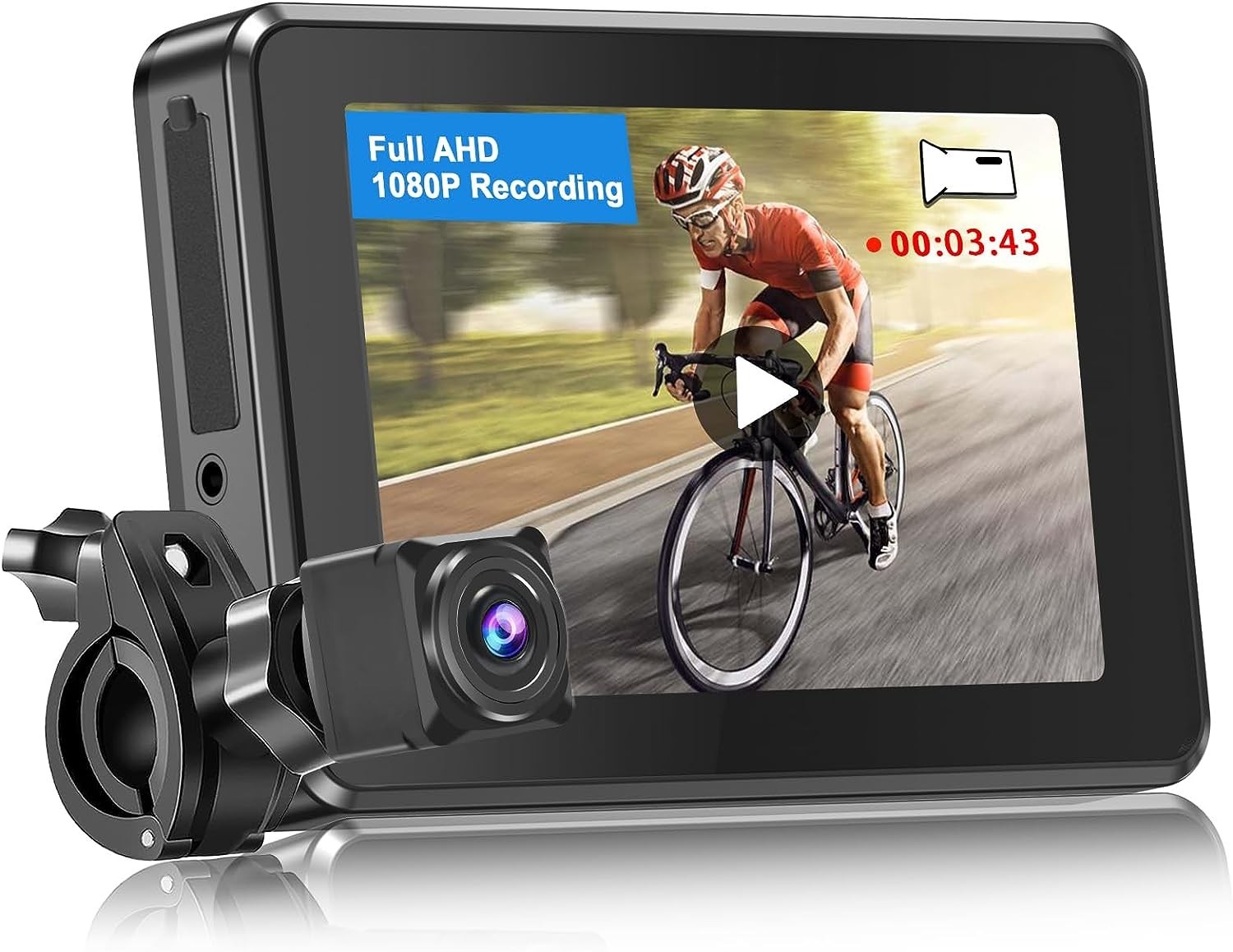 telecamera con registrazione - per moto o bicicletta