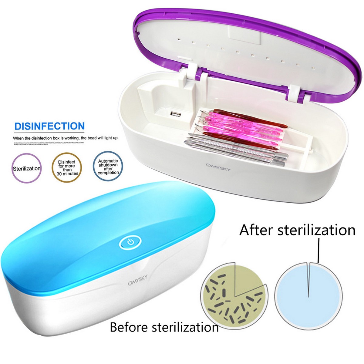 scatola di sterilizzazione uv