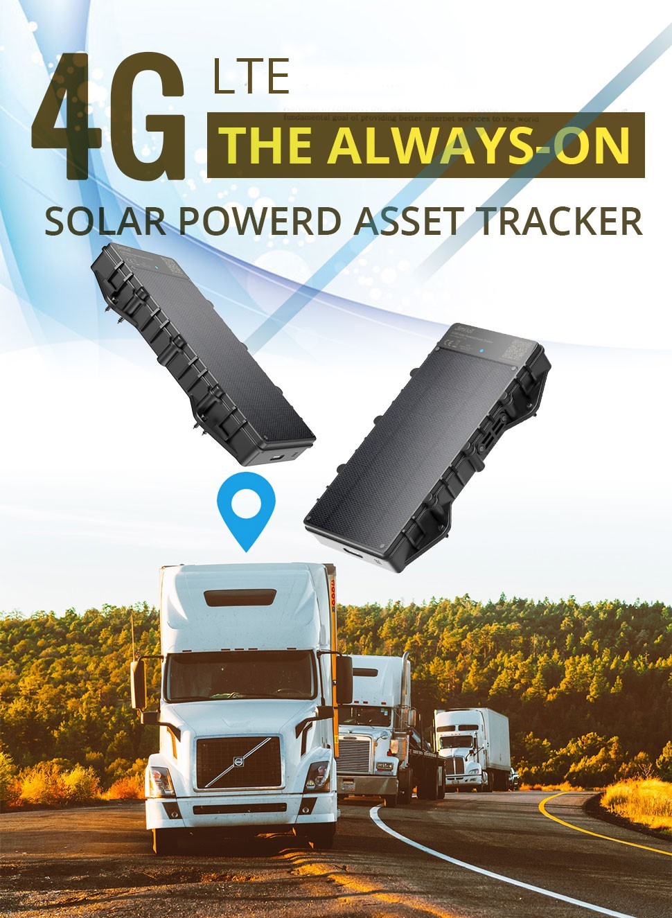 Localizzatore GPS solare 4G con GPS/WIFI/BDS/LBS + batteria da 10000mAh e protezione IP67