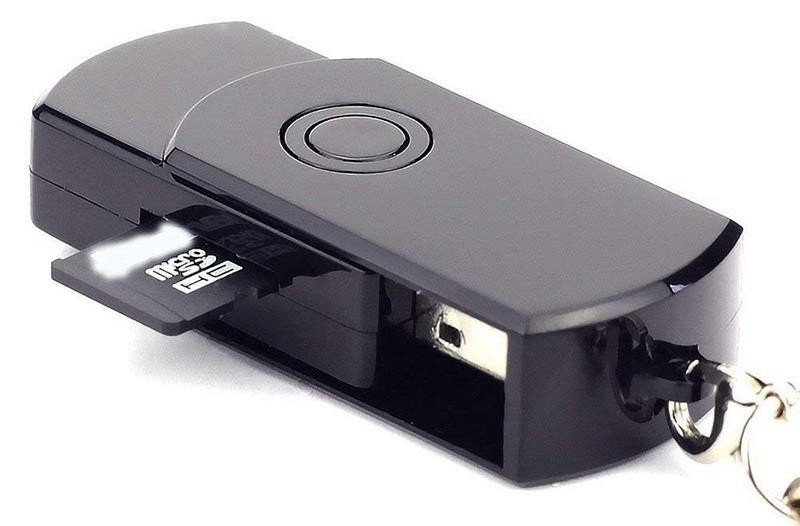 Telecamera spia con chiavetta USB con microfono