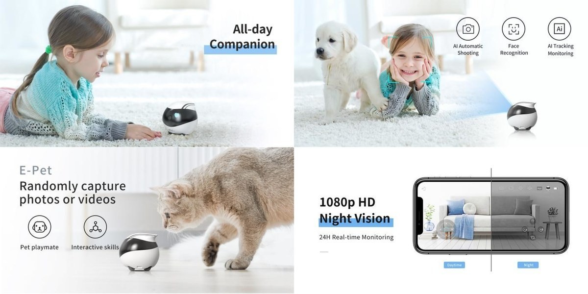 EBO Air robot - come compagno per i tuoi animali domestici