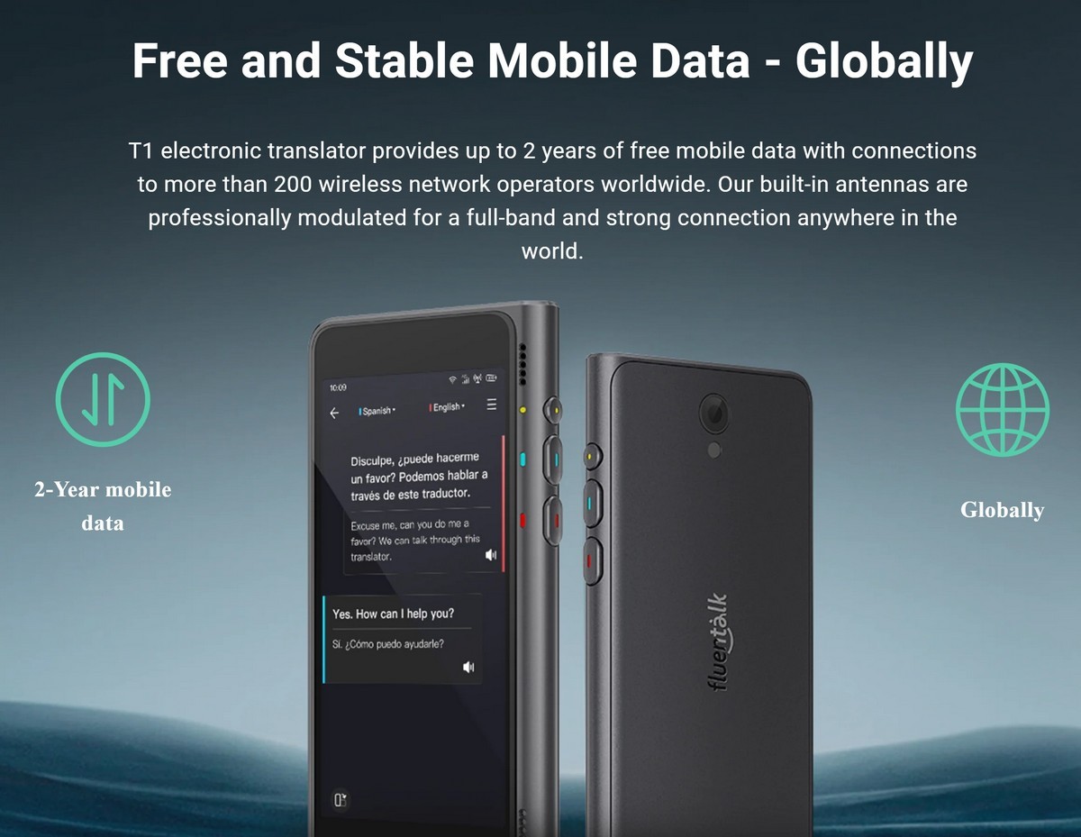 traduttore - dati mobili gratuiti e stabili - a livello globale