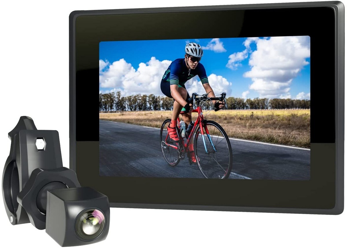 videocamera per bici + monitor