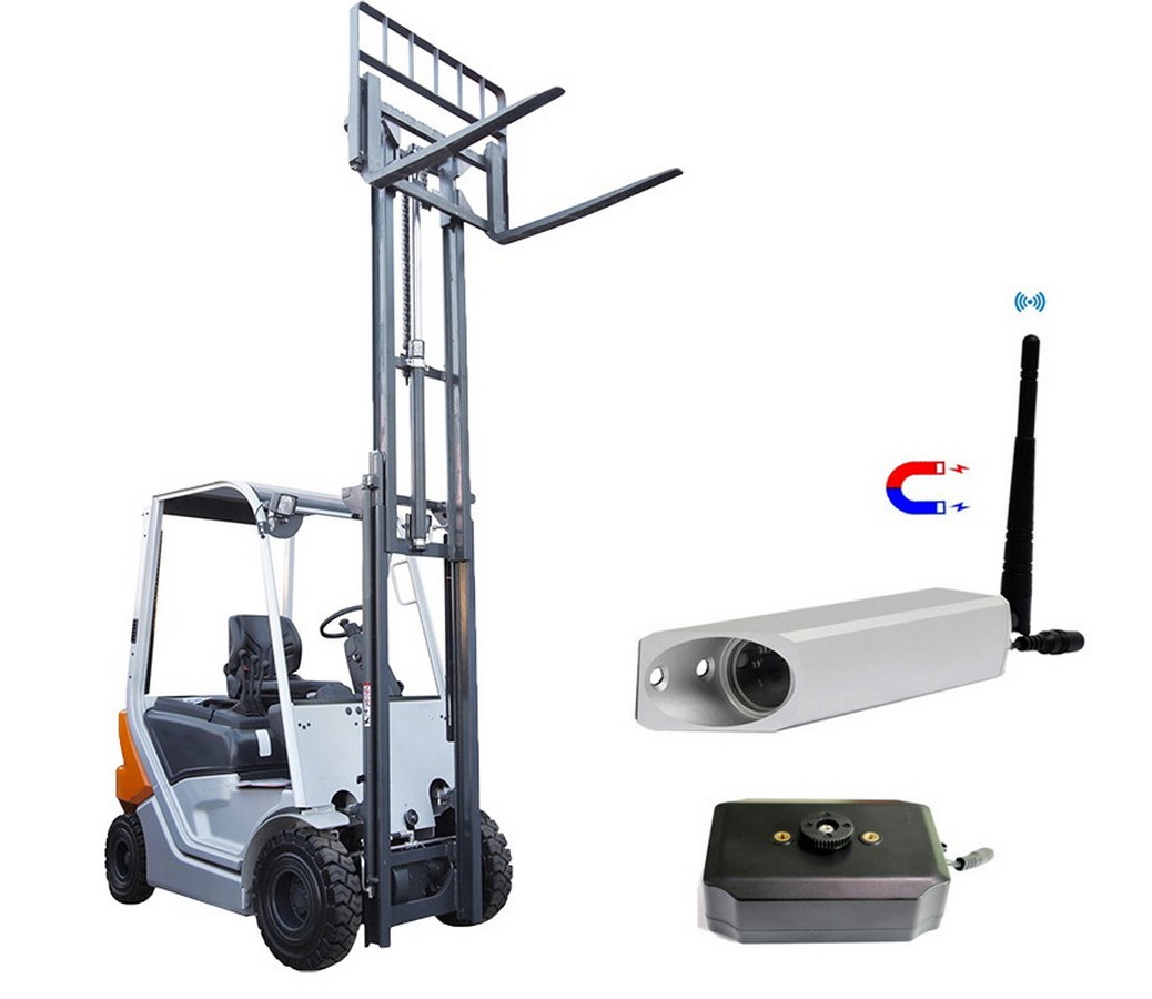 carrello elevatore monitor ahd cvbs