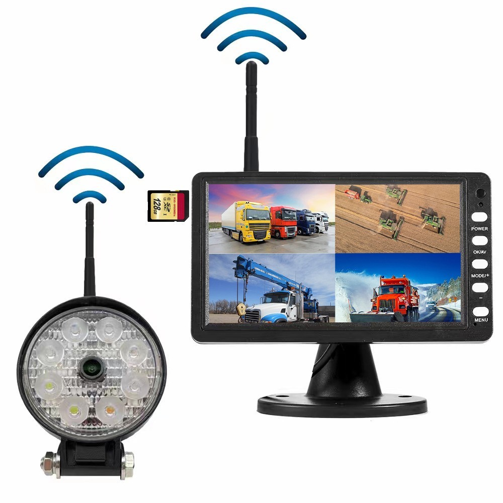 Impermeabile IP68 telecamera aggiuntiva 120° per auto WIFI HD + 18 LED IR