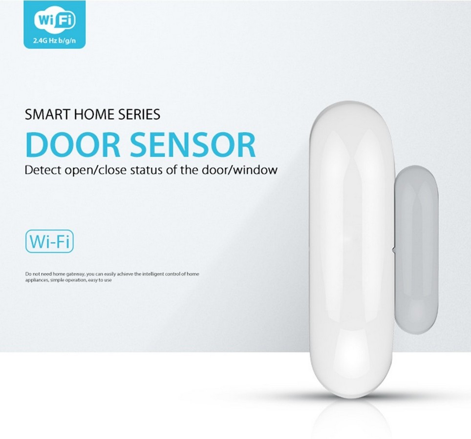 mini sensore wireless per porte e finestre wifi