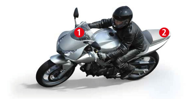 Sistema di sicurezza per moto