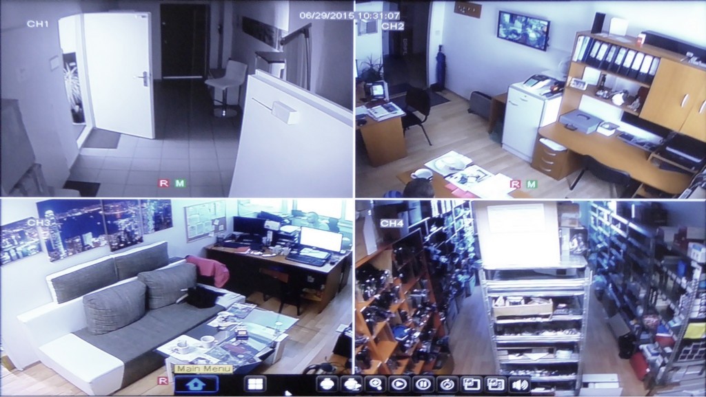 Impostazione IQ Registrazione live CCTV DVR