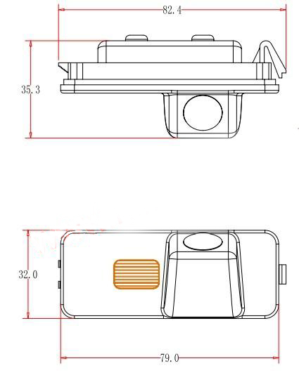 Telecamera per la retromarcia per VW e Škoda Superb