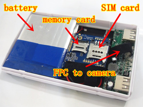 Powerbank GSM con fotocamera su scheda sim