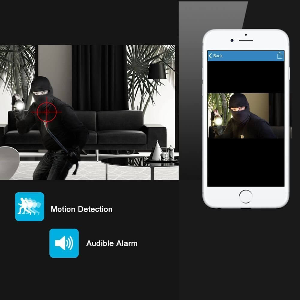 fotocamera intelligente con rilevamento del movimento