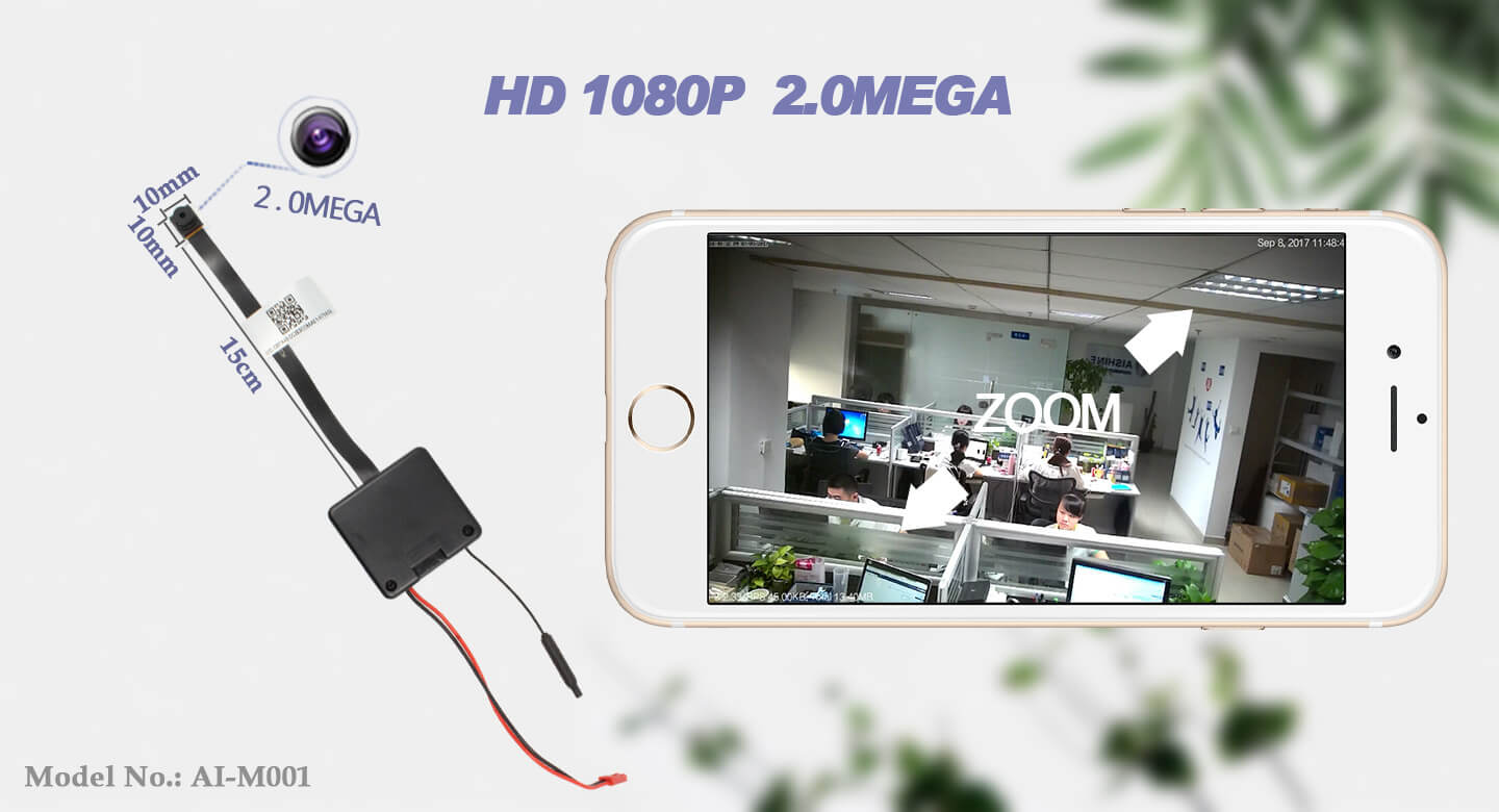 telecamera Full HD in miniatura con wifi