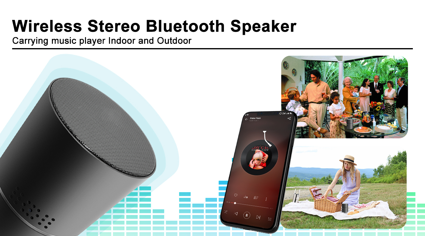 altoparlante bluetooth con fotocamera integrata