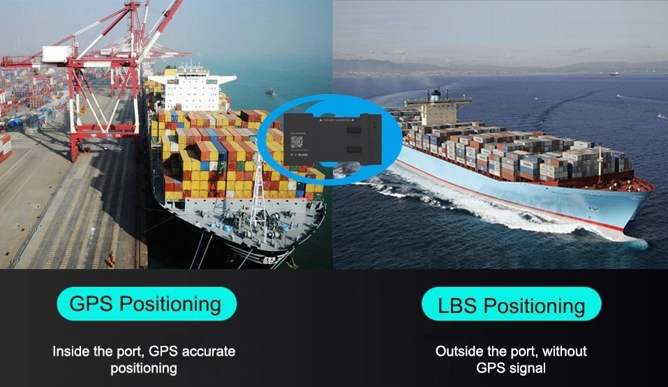 Localizzatore di container GPS e posizionamento LBS