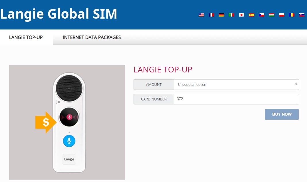 Scheda SIM 3G LANGIE