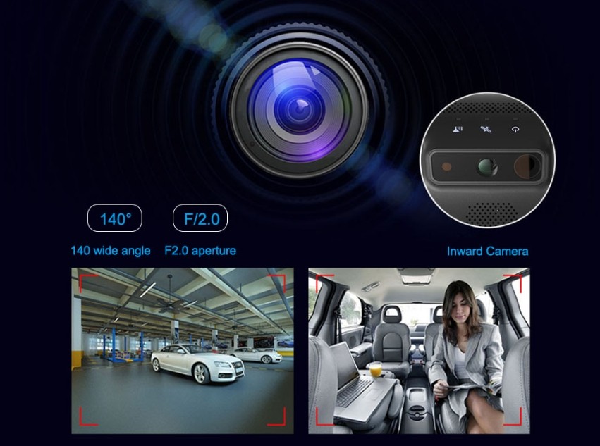 Obiettivo di vetro a 6 strati per auto con fotocamera Profio X2