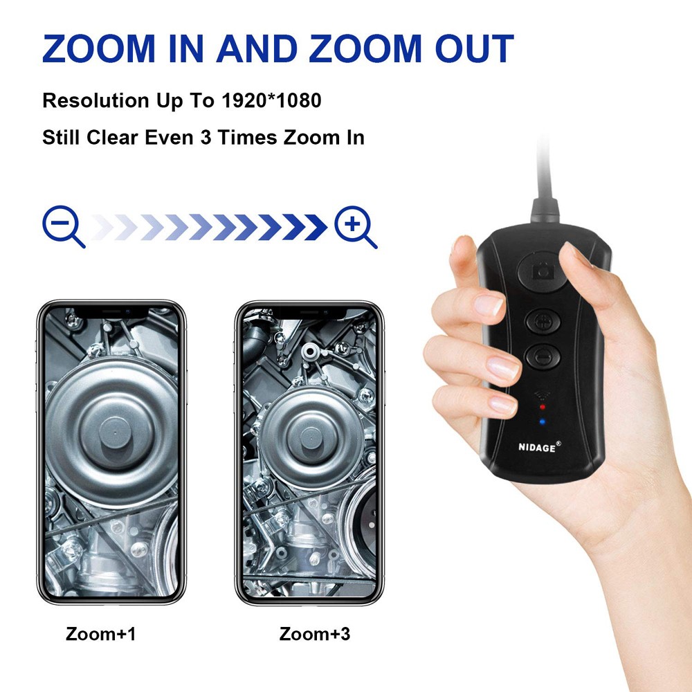 telecamera di ispezione per cellulare + zoom