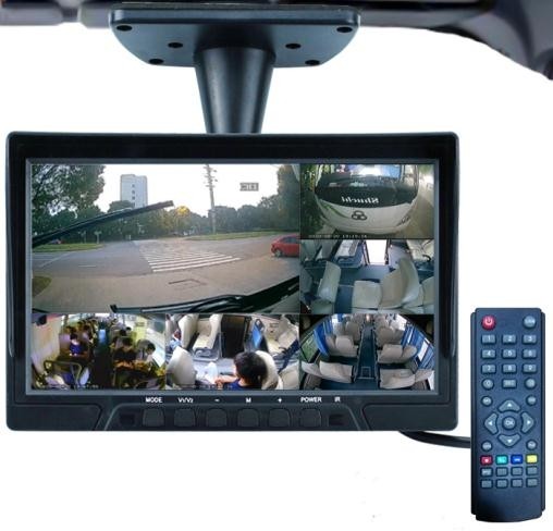 monitor per auto dvr con visualizzazione live gps + telecamere