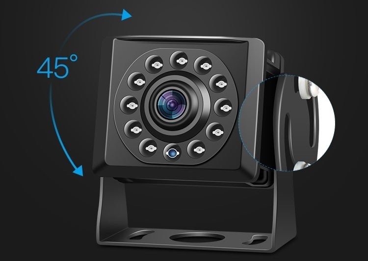 mini telecamera di retromarcia per auto con LED IR