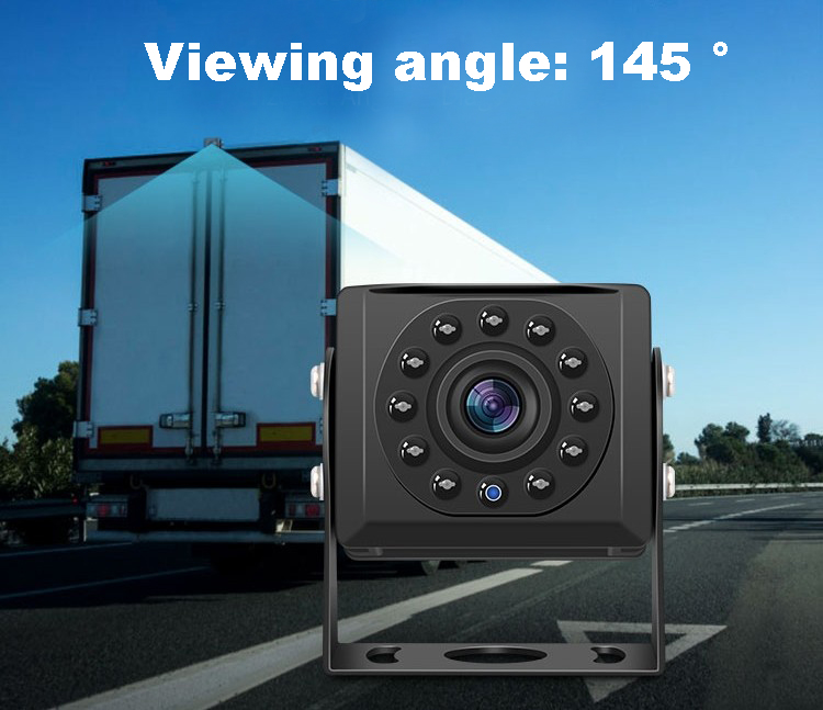 telecamera di parcheggio ahd impostata con angolo 175° per camion
