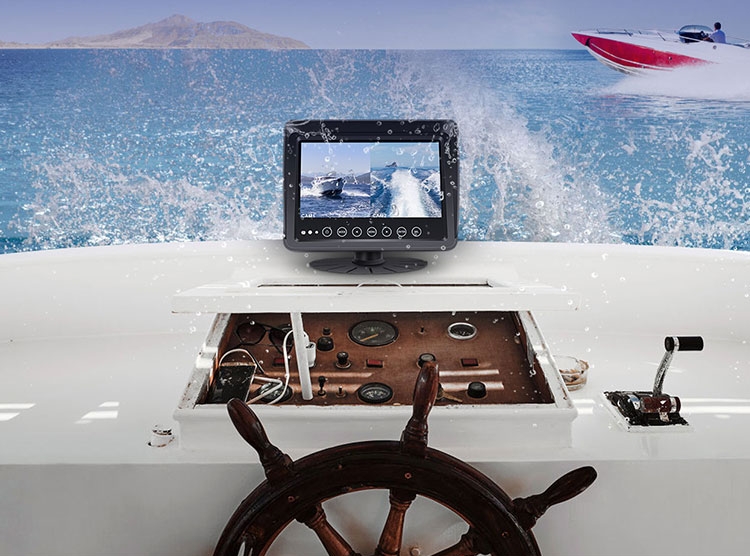 monitor su yacht nave barca impermeabile