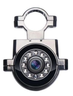 telecamera per auto a led ir con staffa per il montaggio