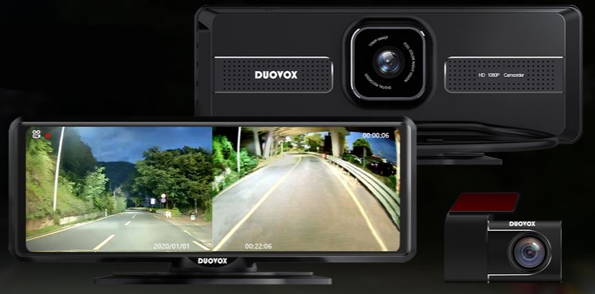 Duovox v9 videocamera per auto