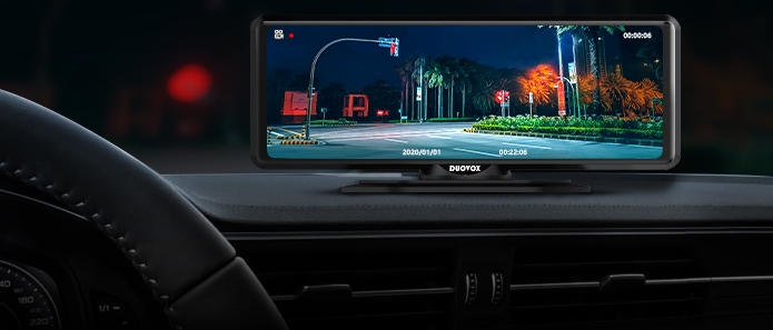 Duovox v9 telecamera per auto con visione notturna