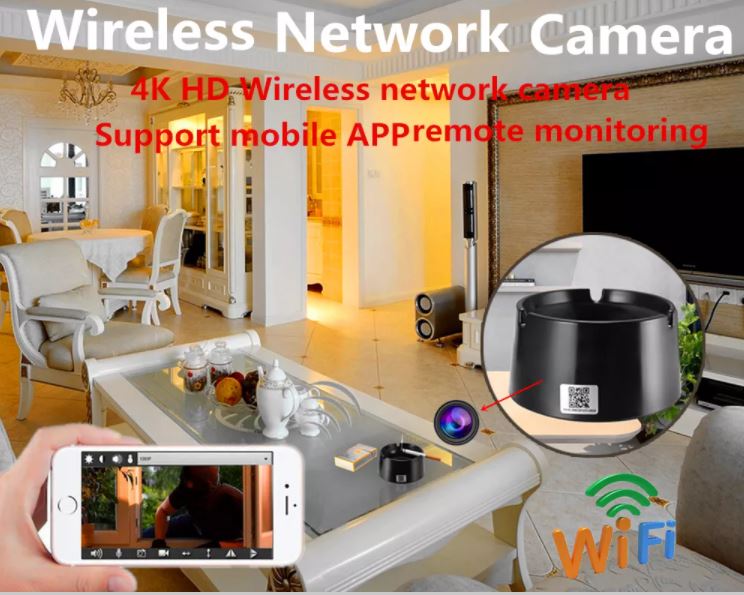 telecamera nascosta nel posacenere wifi