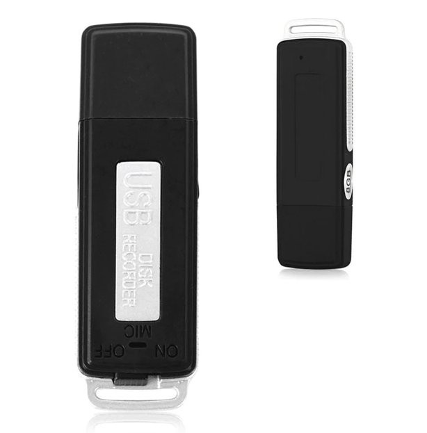 Mini registratore USB audio digitale con memoria da 4 GB