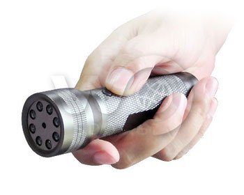 Torcia con fotocamera e visione notturna - 8 LED IR