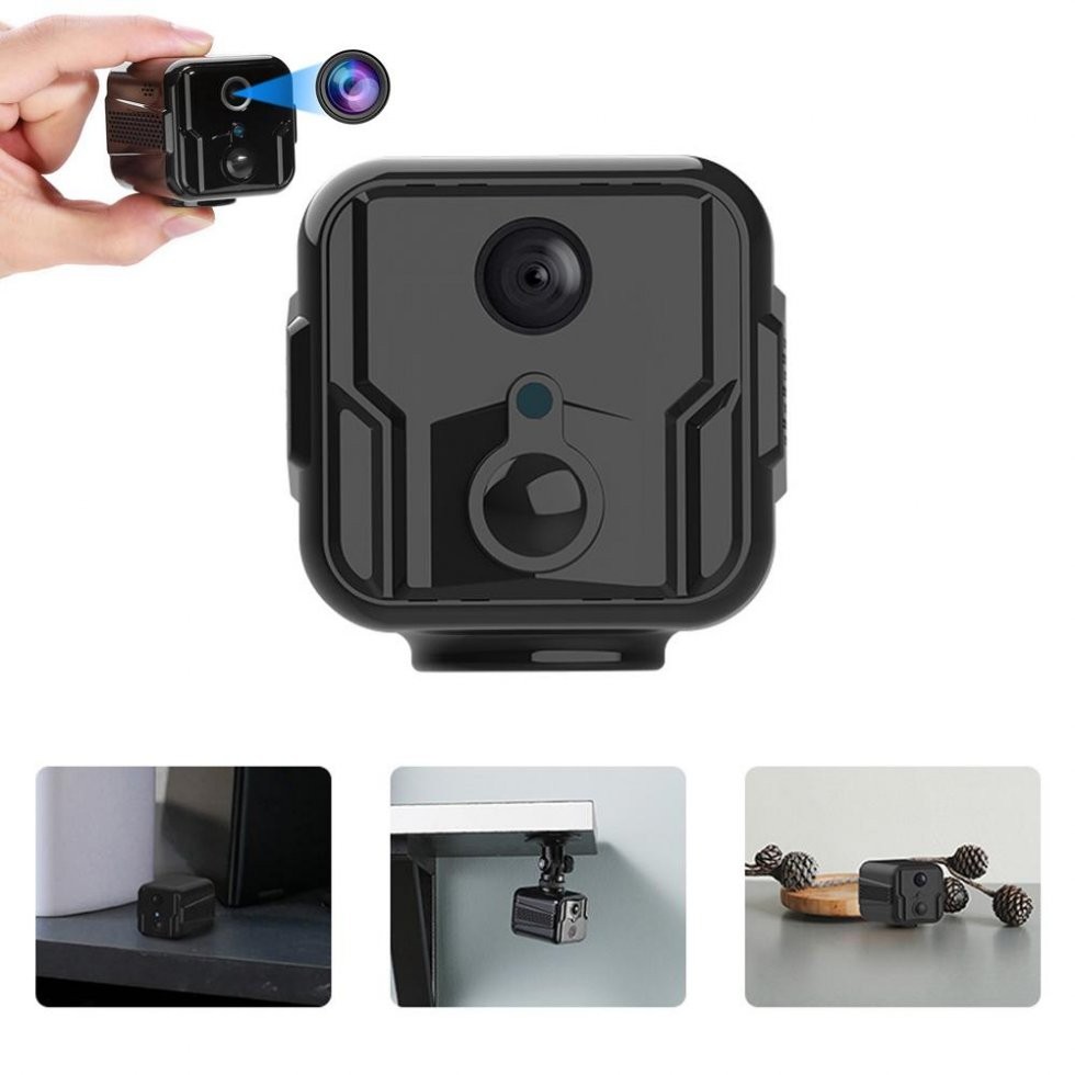 Mini telecamera IP con supporto ad incastro