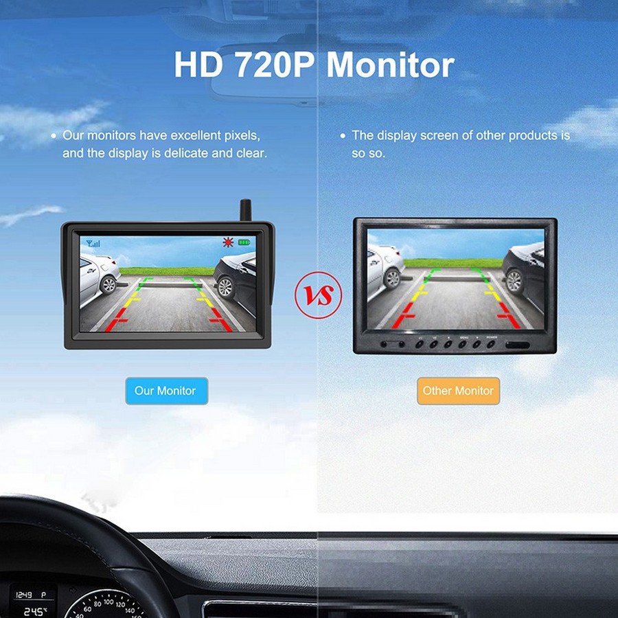 Monitor HD AHD da 5 pollici
