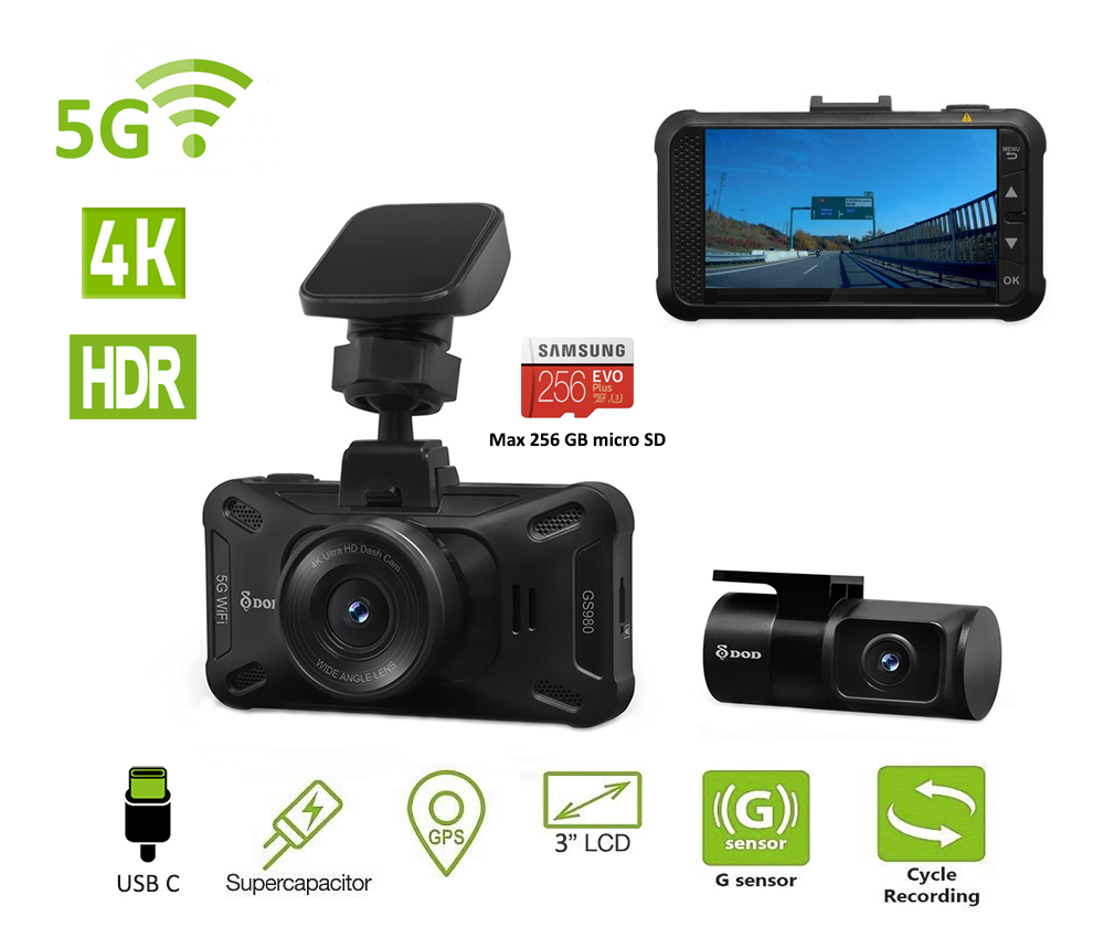 La migliore fotocamera per auto 4K 5G con GPS