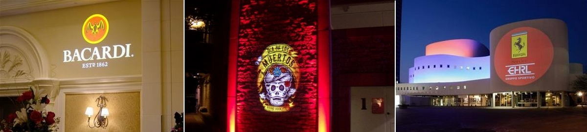 proiettore GOBO pubblicitario illuminato personalizzato